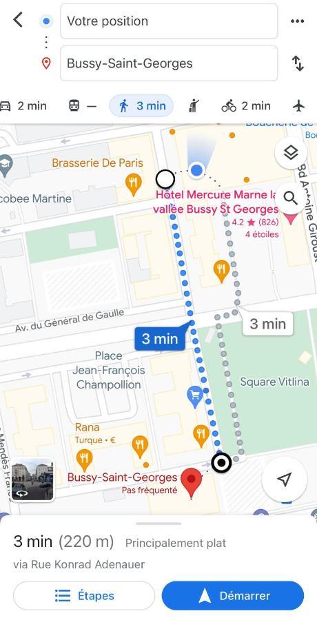 ביוסי-סיינט-ג'ורג' Jolie Chambre 3Minutes De La Gare Rer A מראה חיצוני תמונה